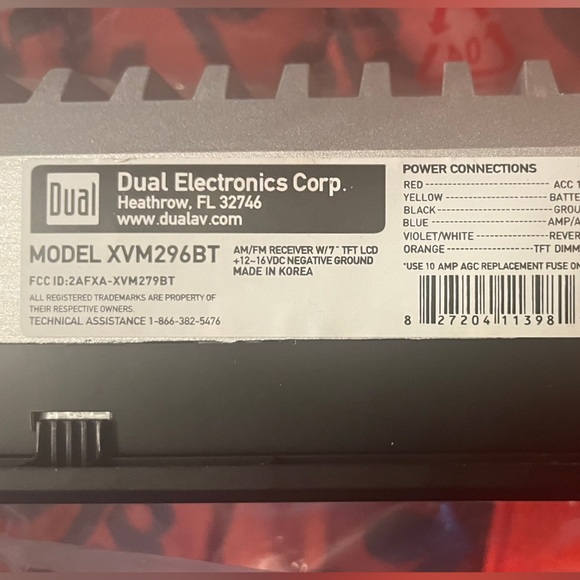 Dual BT Touchscreen Stereo and speakers-New With No Box- - Picture 6 of 9